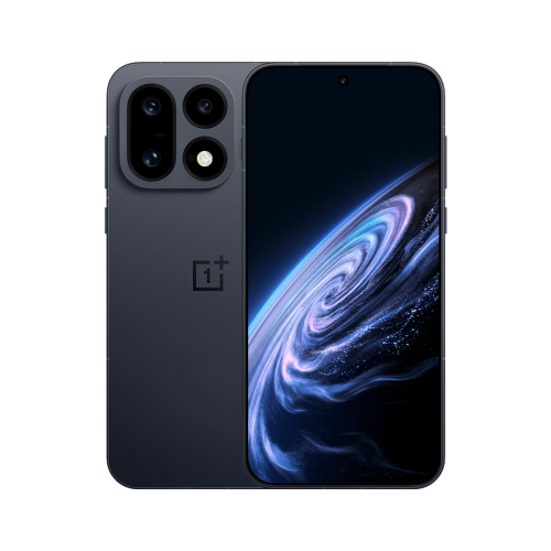 وان پلاس OnePlus 16 رنگ مشکی؛ تصویر رسمی نمای جلو و پشت